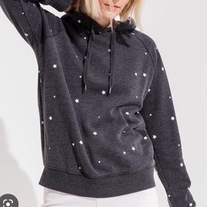 Dark grey star z supply hoodie